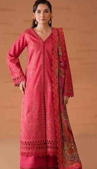 Le Premier Digital Printed Embroidered Lawn 2024 by JADE 